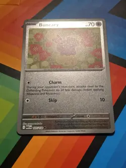 107/132 Buneary - ME01 Mega Evolution Reverse Holo NM Pokemon Fresh - Image 2