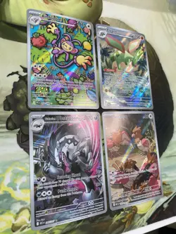 Pokemon TCG Lot Of 4 Flygon Spearow Ambipom & Galarian Obstagoon Nm - Image 2