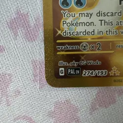 CHIEN-PAO ex 274/193 PALDEA EVOLVED Gold Secret Rare Full Art Pokemon - Image 3