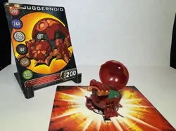 Bakugan Battle Brawlers Pyrus Juggernoid Red Open Core B1 Classic 400G W/Card - Image 1