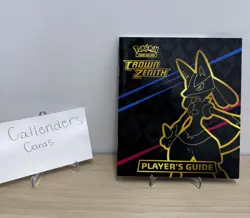 Pokemon Crown Zenith Player’s Guide Booklet From Elite Trainer Box ETB - Image 1