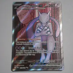 Team Rocket's Mewtwo ex 213/182 Pokemon Destined Rivals - NM - Image 1