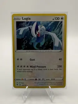 Pokemon Lugia Holo Rare 132/185 Vivid Voltage Basic 130HP Gust Wind - Image 1