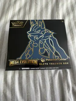 Mega Evolutions Lucario Pokemon Center Elite Trainer Box ETB New Sealed - Image 1