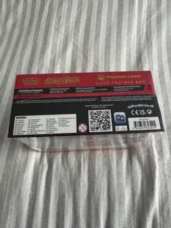 Scarlet and Violet Base Koraidon Pokemon Center Elite Trainer Box ETB New Sealed - Image 3
