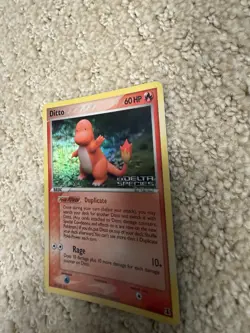 Pokemon Ditto (Charmander) 37/113 EX Delta Species Reverse Holo Uncommon 60 HP - Image 2