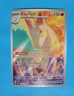 Rapidash 189/182 Illustration Rare holo Destined Rivals SV10 Pokemon 2025 - Image 1