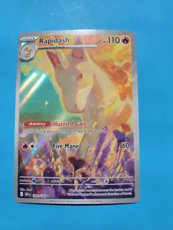 Rapidash 189/182 Illustration Rare holo Destined Rivals SV10 Pokemon 2025 - Image 4