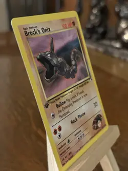 1st Ed. Brock’s Onix 21/132 & 69/132 Gym Hero’s Pokemon Vintage TCG - Image 5