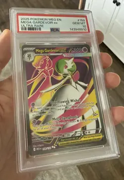 2025 Pokemon Mega Evolution Gardevoir ex Ultra Rare #159/132 PSA 10 GEM MINT - Image 1