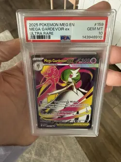 2025 Pokemon Mega Evolution Gardevoir ex Ultra Rare #159/132 PSA 10 GEM MINT - Image 3