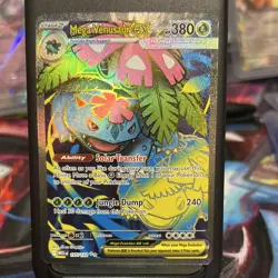 Pokemon Mega Venusaur EX Me01 Mega Evolution Ultra Rare Holo 155/132 380 HP - Image 1