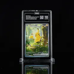 Pokemon Mega Evolution: Ascended Heroes Pikachu ex #276/217 SIR TAG 10 GEM MINT - Image 1