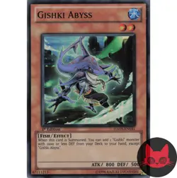 Yugioh Gishki Abyss HA07-EN031 Super Rare 1st Edition LP - Image 1