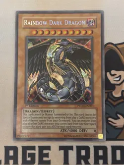 YuGiOh Rainbow Dark Dragon PTDN-EN003 1st Edition Secret Rare NM - Image 3