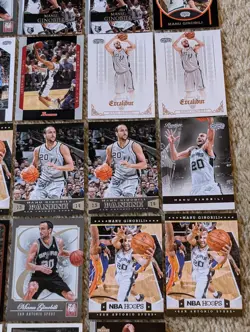 MANU GINOBILI 40 Card Lot- Topps Upper Deck Fleer Ultra Elite Chrome Bowman - Image 5