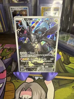 N’s Zekrom (ENG) Pokemon Center Exclusive Stamped Mega Evolution Promo No 032 NM - Image 1