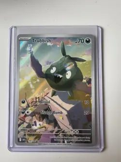 Trubbish : SCARLET AND VIOLET - WHITE FLARE 140/86 - Pokemon Single Card - Image 1