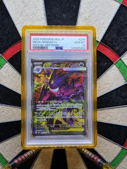 Mega Gengar ex 240/193 PSA 10 Mega Dream EX Japanese SAR Pokemon Card GEM MINT - Image 1