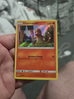POKEMON CARD TCG - CHARMANDER HOLO RARE 4/18 - DETECTIVE PIKACHU 2019 - Image 1