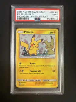 2019 Pokemon SM162 Pikachu PSA 9 118630125 Graded Pokemon Cards - Image 1