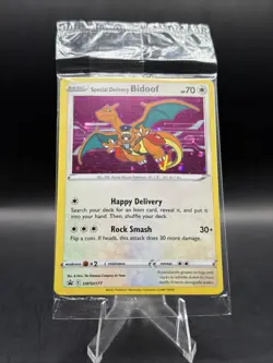 Special Delivery Bidoof SWSH177 SWSH: Sword & Shield Promo Cards Holo Sealed - Image 2