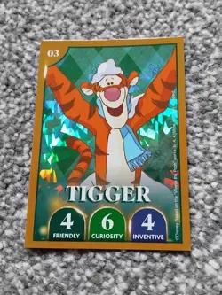 Morrisons Disney Christmas Party Trading Cards 2025 No 03 Tigger (hologram) - Image 1