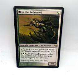Rhys the Redeemed 237 Rare Shadowmoor Magic: The Gathering Lightly Played - Image 1
