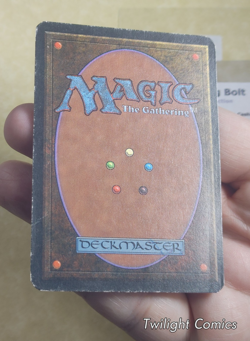 LIGHTNING BOLT MPHP -- Limited Edition Alpha MTG -- See Photos - Image 4