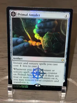 Primal Amulet/Wellspring Foil Buy-a-Box Promo MTG Magic The Gathering NM - Image 3