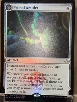 Primal Amulet/Wellspring Foil Buy-a-Box Promo MTG Magic The Gathering NM - Image 4