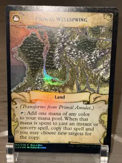 Primal Amulet/Wellspring Foil Buy-a-Box Promo MTG Magic The Gathering NM - Image 5