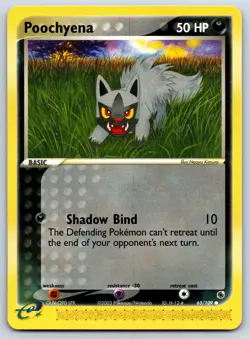 Poochyena - EX Ruby Sapphire 65/109 Vintage Naoyo Kimura Pokemon Card MP - Image 1