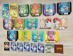 15x Pokemon TCG Vintage WOTC Theme Deck Boxes Lot + Extras! Wizards of the Coast - Image 1