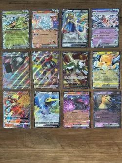 Pokemon TCG Teal Mask Ogerpon EX, Zacian V, Dragapult VMAX Holo Lot - 12 Cards - Image 1