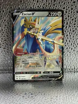 Pokemon TCG Teal Mask Ogerpon EX, Zacian V, Dragapult VMAX Holo Lot - 12 Cards - Image 5