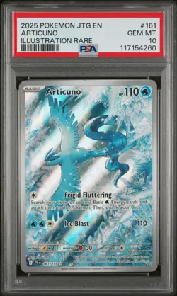 Articuno 161/159 Pokemon Journey Together Illustration Rare PSA 10 💧 - Image 1