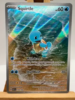 Pokemon TCG - S&V 151 - 170/165 Squirtle - Illustration Rare - NM/M 2 - Image 1