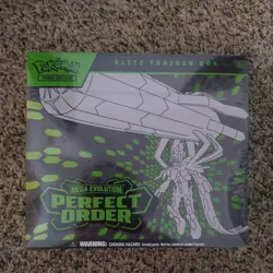 Pokemon TCG Mega Evolution Perfect Order ETB (Elite Trainer Box) Factory Sealed - Image 1