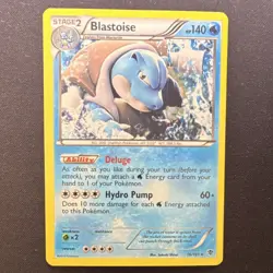 Blastoise 16/101 NM Plasma Blast Holo Pokemon - Image 1