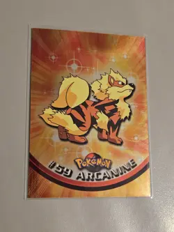 1999 Topps Black Logo Pokemon TV Animation Edition Series Holo #59 Arcanine - Image 1
