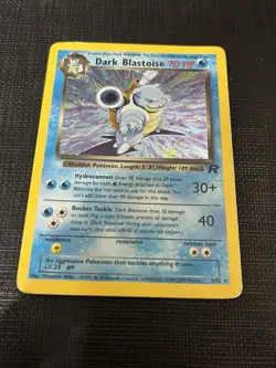 Dark Blastoise #3/82 Rare Holo Unlimited Edition TCG Pokemon Card - Image 4