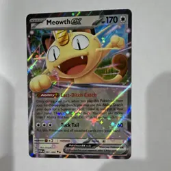 Pokemon TCG Meowth EX Holo POR 062/088 170 HP Basic Cat 2015 English - Image 1