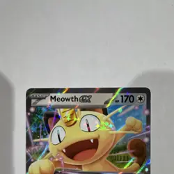 Pokemon TCG Meowth EX Holo POR 062/088 170 HP Basic Cat 2015 English - Image 2