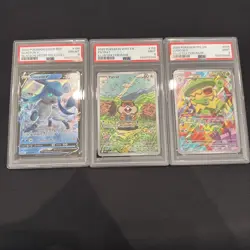Lot Of 3 PSA Graded Pokemon - Image 1