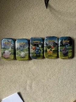 Ascended Heroes x5 Mini Tins (full Art Set) Pokemon TCG - New & Sealed - Image 1