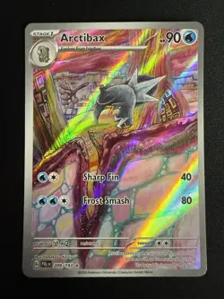 Pokemon TCG Arctibax Paldea Evolved 209/193 Full Art Illustration Rare - Image 1