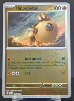 Pokemon Hippopotas #039/088 English POR Perfect Order Reverse Holo - Image 1