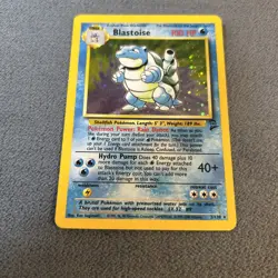 Pokemon TCG: Blastoise 2/130 Base Set 2 WoTC Holo Rare NM - Image 2