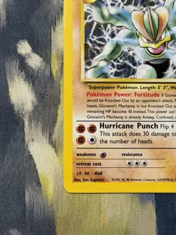 Pokemon Giovanni's Machamp Gym Challenge 6/132 Holo Rare LP - Image 2